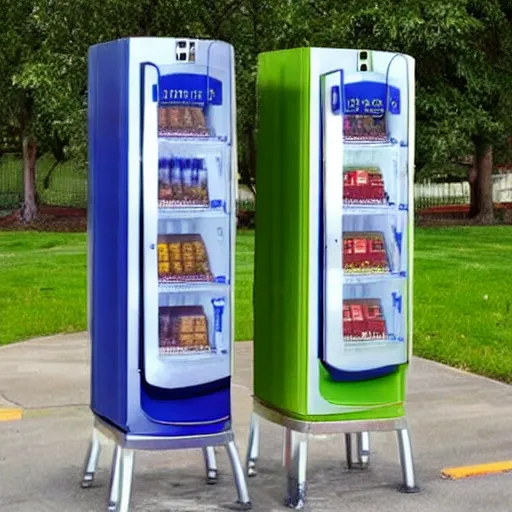 Image similar to human vending machine