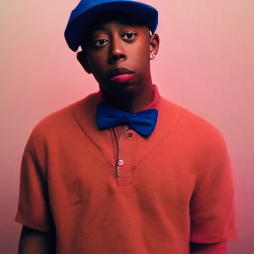 Tyler the creator realistic photoshoot for a new dior, Stable Diffusion