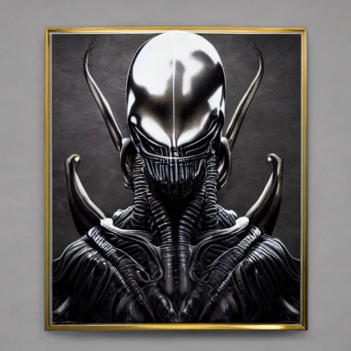 Image similar to Xenomorph Portrait Zulu Art