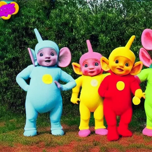 Image similar to Teletubbies babu friks