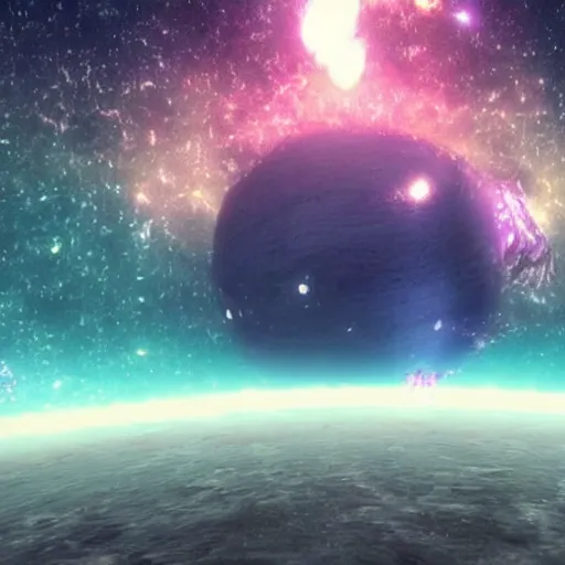 Image similar to infinite galaxies, beautiful, epic cinematic scene