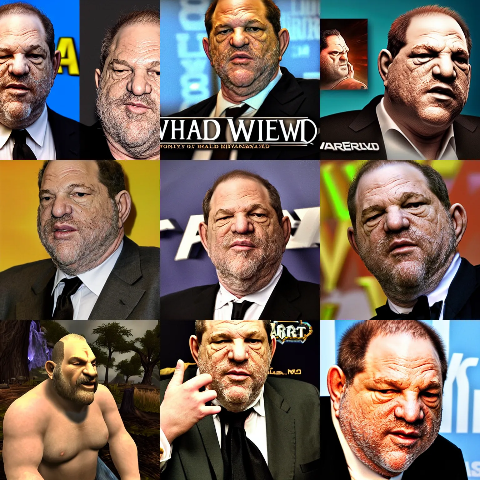 Prompt: harvey weinstein in world of warcraft