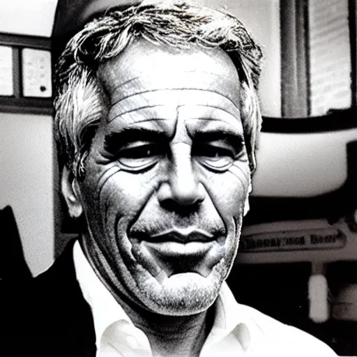 Prompt: Jeffrey Epstein in a McDonald’s play place