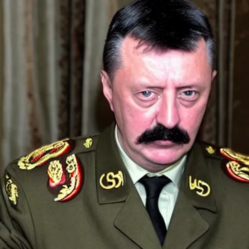 Image similar to Igor Ivanovich Strelkov became the supreme leader for the eternity