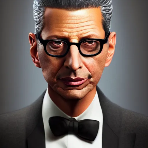 Prompt: !! hyperrealistic!! jeff goldblum, by istvan sandorfi & thomas eakes & xiang duan, perfect facial symmetry, dim volumetric cinematic lighting, 8 k octane comprehensive render, extreme hyper - detailed attributes & atmosphere, intricate, impossibly lifelike composition, masterpiece, artstation, stunning,