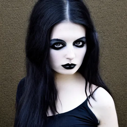 Image similar to pale goth beauty, high megapixel picture