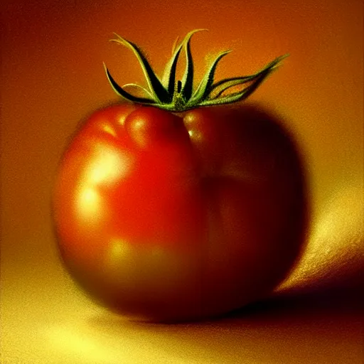 Prompt: inside of a tomato, by rembrandt and wlop, intricate, detailed, photorealistic imagery, artstation