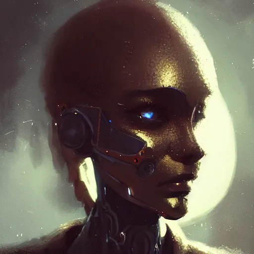 Image similar to a fancy portrait of an attractive robot by greg rutkowski, sung choi, mitchell mohrhauser, maciej kuciara, johnson ting, maxim verehin, peter konig, 8 k photorealistic, cinematic lighting, hd, high details, dramatic, dark atmosphere, trending on artstation