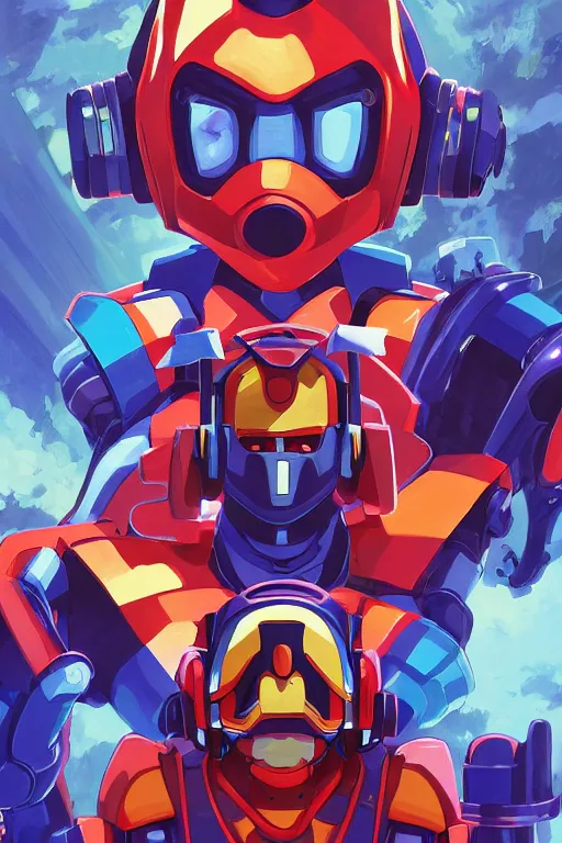 Image similar to robot ninja mask helmet megaman x zero rockman 2 0 2 2 switch game boss legacy collection fanart artsation, art gta 5 comics, behance hd by jesper ejsing, by rhads, makoto shinkai and lois van baarle, ilya kuvshinov, rossdraws global illumination ray tracing