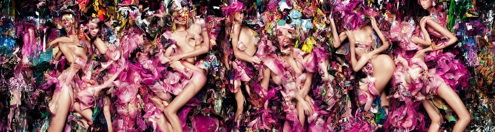 Image similar to fashion editorial by David Lachapelle. highly detailed. 8k. depth of field. photography