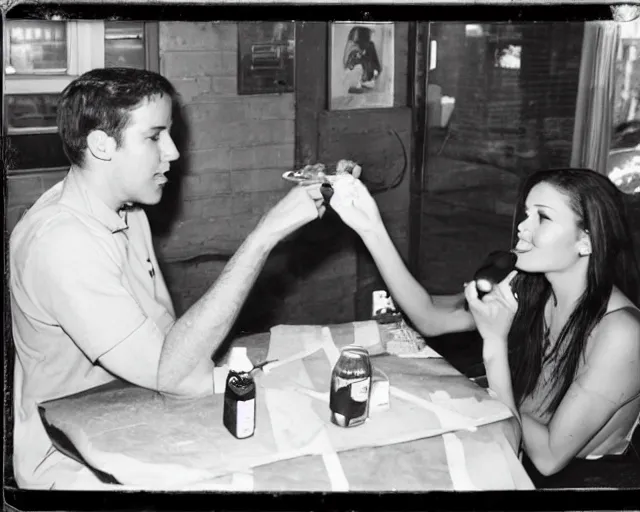 Image similar to lana kane feeding someone his own liver, brooklyn, new york, 19something-ish, cdx