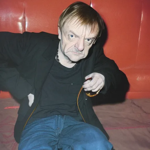 Image similar to mark e smith 9 0 s hip hop album cover