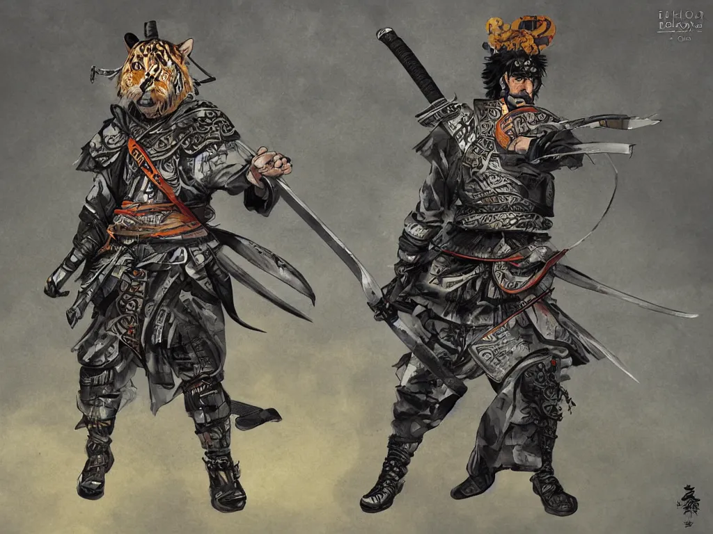 Image similar to echo tiger samurai