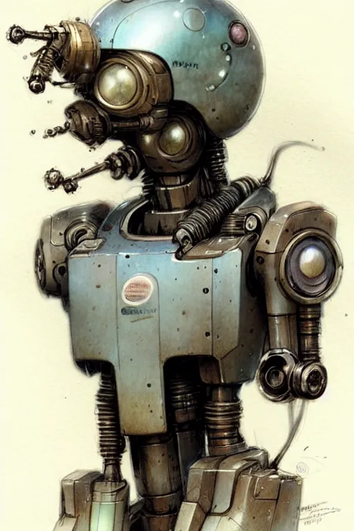 Prompt: (((((2050s robot . muted colors.))))) by Jean-Baptiste Monge !!!!!!!!!!!!!!!!!!!!!!!!!!!