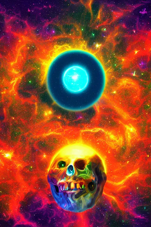 Image similar to The end of all existence in the universe, digital artwork