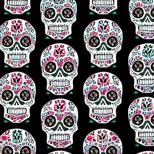 Image similar to day of the dead style skeloton graphic