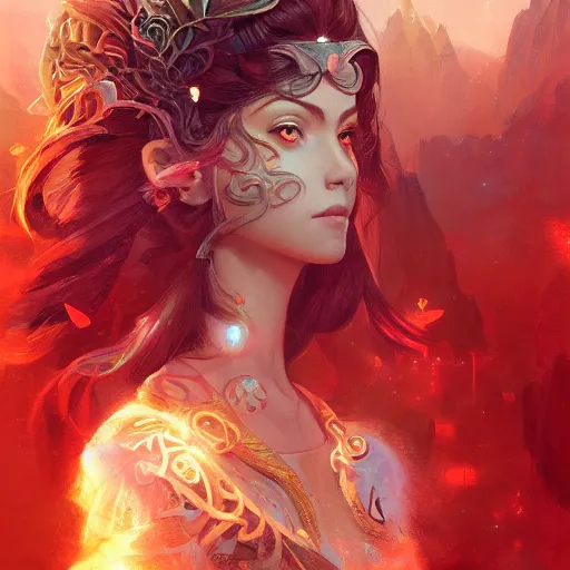 Image similar to mythical princess of time, detailed portrait, intricate complexity, by greg rutkowski, artgerm, ross tran, conrad roset, takato yomamoto, ilya kuvshinov. 4 k, beautiful, cinematic dramatic atmosphere