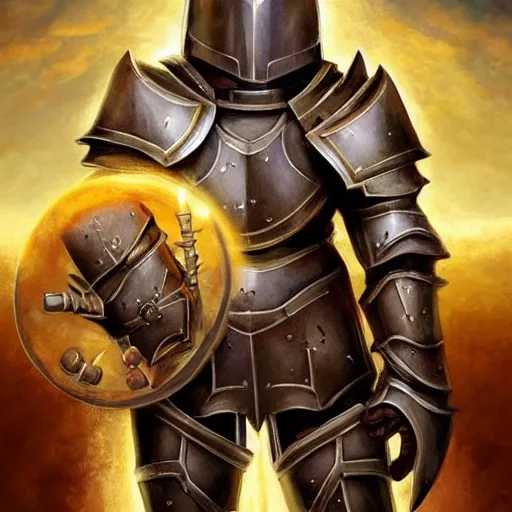 Prompt: a divine paladin wearing heavy armor with a heavy platemail helmet carrying a greatsword, artstation hall of fame gallery, editors choice, #1 digital painting of all time, most beautiful image ever created, emotionally evocative, greatest art ever made, lifetime achievement magnum opus masterpiece, the most amazing breathtaking image with the deepest message ever painted, a thing of beauty beyond imagination or words, 4k, highly detailed, cinematic lighting