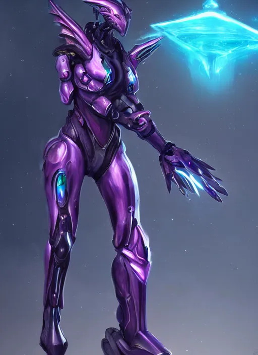 Prompt: cinematic body shot, cosmic beautiful stunning giant robot mecha hot female dragon goddess, sharp sleek cyborg dragon head, sharp metal ears, smooth purple eyes, smooth fuschia skin, smooth silver armor, nebula size, epic proportions, epic scale, macro furry, furry art, dragon art, goddess art, giantess art, warframe, warframe fanart, furaffinity, octane