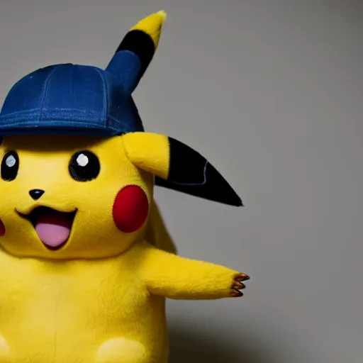 Image similar to pikachu, photography, studio lighting, 4k, dramatic