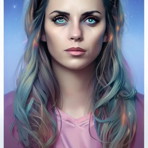 Image similar to lofi Laura Bailey portrait, Pixar style, by Tristan Eaton Stanley Artgerm and Tom Bagshaw.