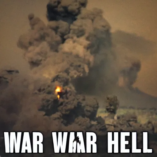 Prompt: war is hell