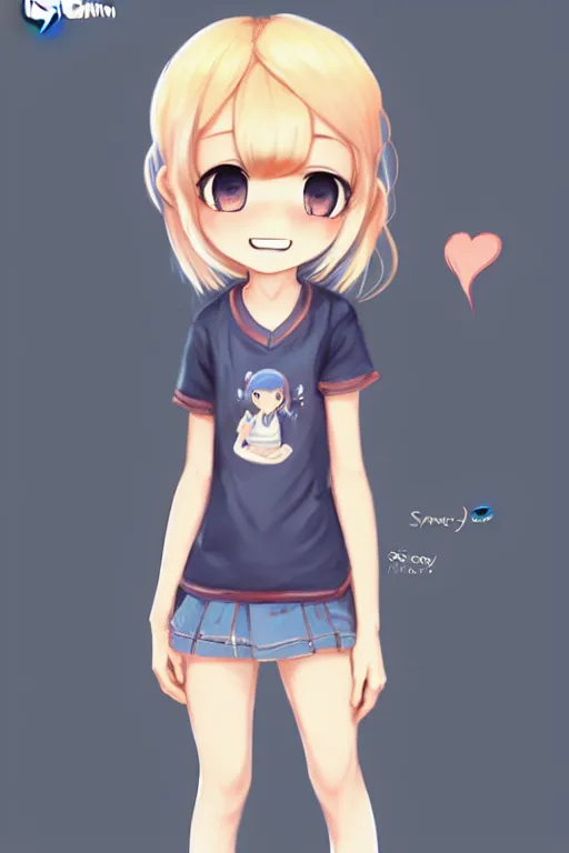 Image similar to full body character concept art of a girl next door in chibi style | | pixar - cute - fine - face, pretty face, realistic shaded perfect face, fine details by stanley artgerm lau, wlop, rossdraws, james jean, jakob eirich, andrei riabovitchev, marc simonetti, and sakimichan, trending on artstation