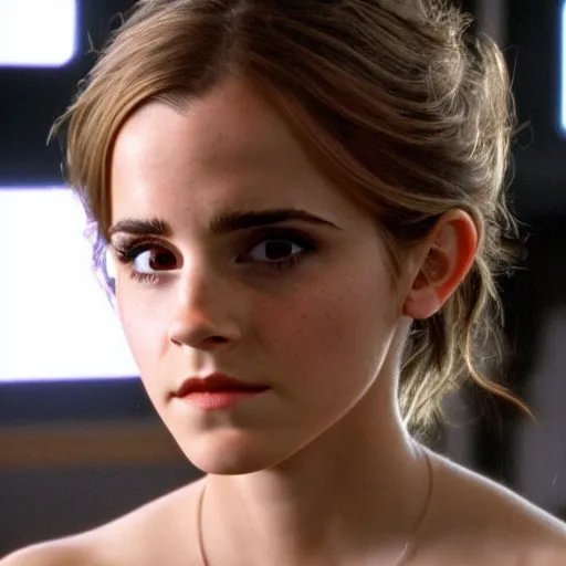 Prompt: beautiful still of Emma Watson in Stargate SG-1