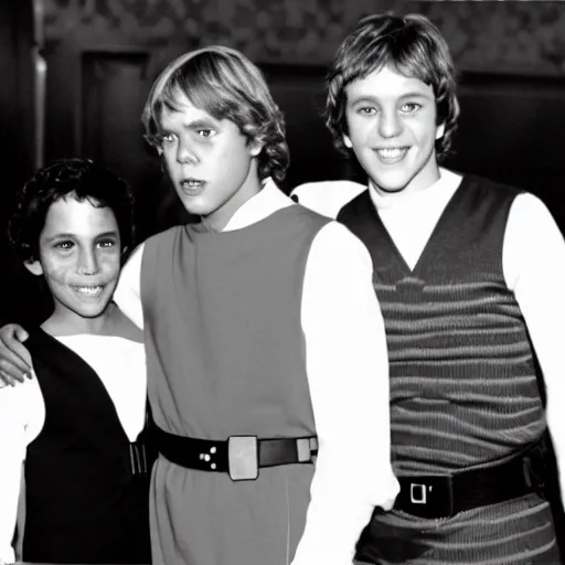 Prompt: luke skywalker's bar mitzvah