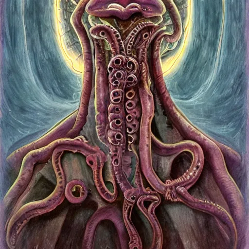 Image similar to a portrait of an eldritch horror