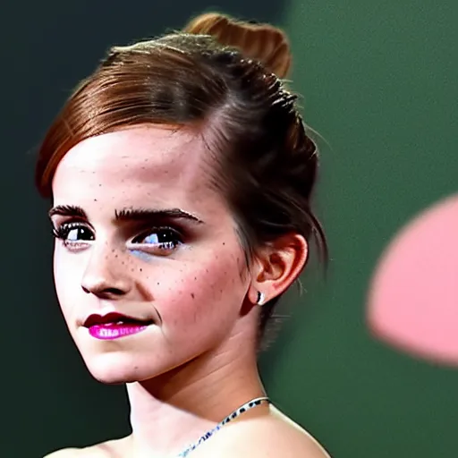 Prompt: Stunning photo of Emma Watson mermaid