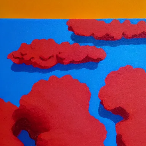 Prompt: coral reef, acrylic, 2d, minimalistic