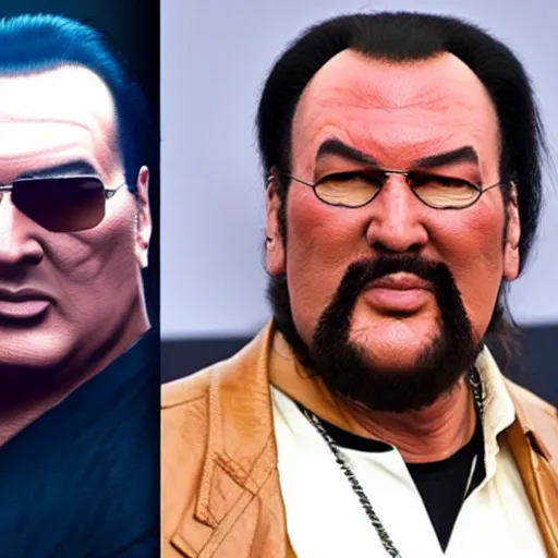 Prompt: Steven Seagal as a Fortnite character