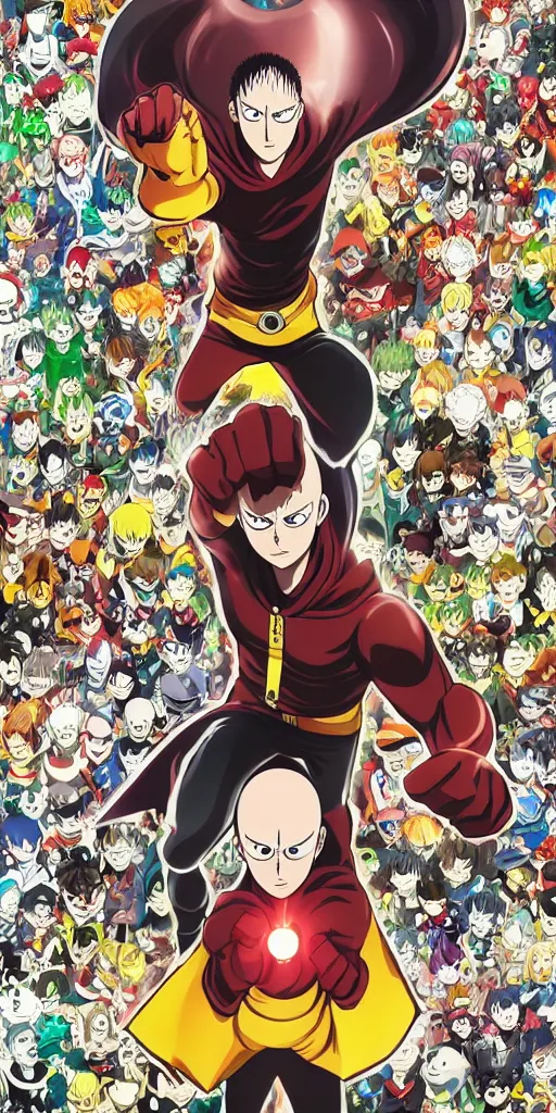 KREA - Beautiful Anime key visual of One Punch Man season 3, Studio  Madhouse, Kyoto Animation, highly detailed, digital art, artstation
