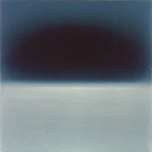 Image similar to the abstract painting'arctic void ', by caspar david friedrich!!!, by rothko!!!