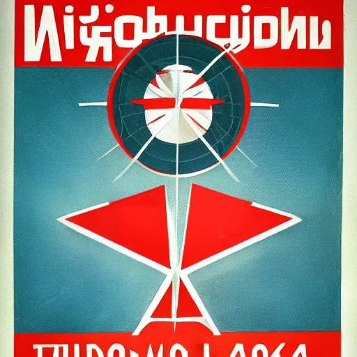 Image similar to soviet propaganda art of microsoft office