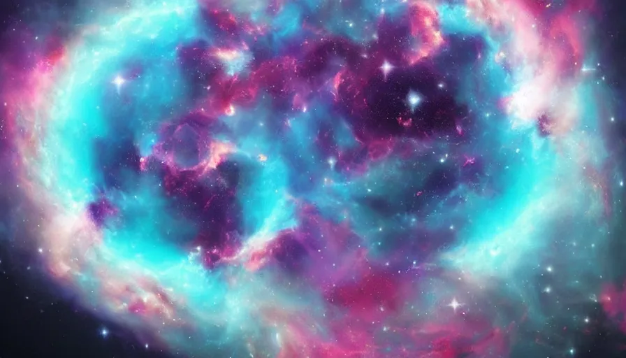 Image similar to stunning render of a cosmic