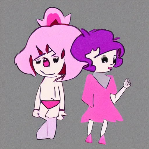 Prompt: Pink Diamond and Pearl | Steven Universe Fanart