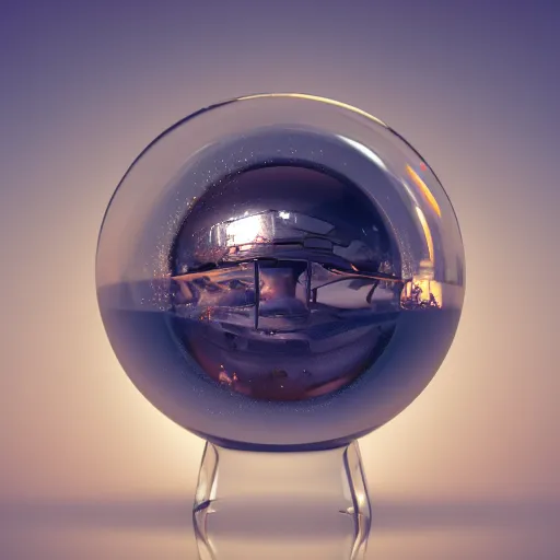 Prompt: glass ball like a human, trending on artstation,hyperdetalied, high quality, 8k, epic, CGSociety,