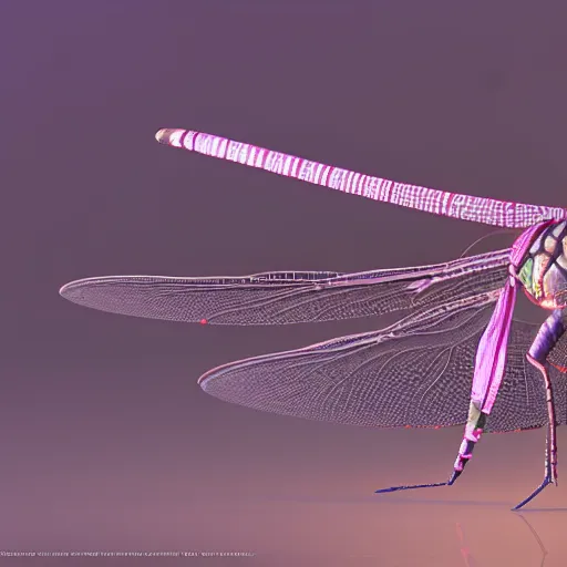 Prompt: a cosmical Dragonfly, concept art, 3d render , unreal 5, ray tracing, art station