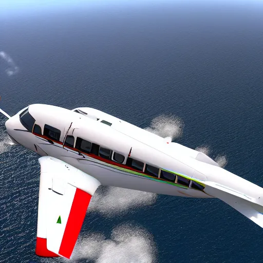 Snapshot of the flight simulator (XPlane). (Colours are visible in the