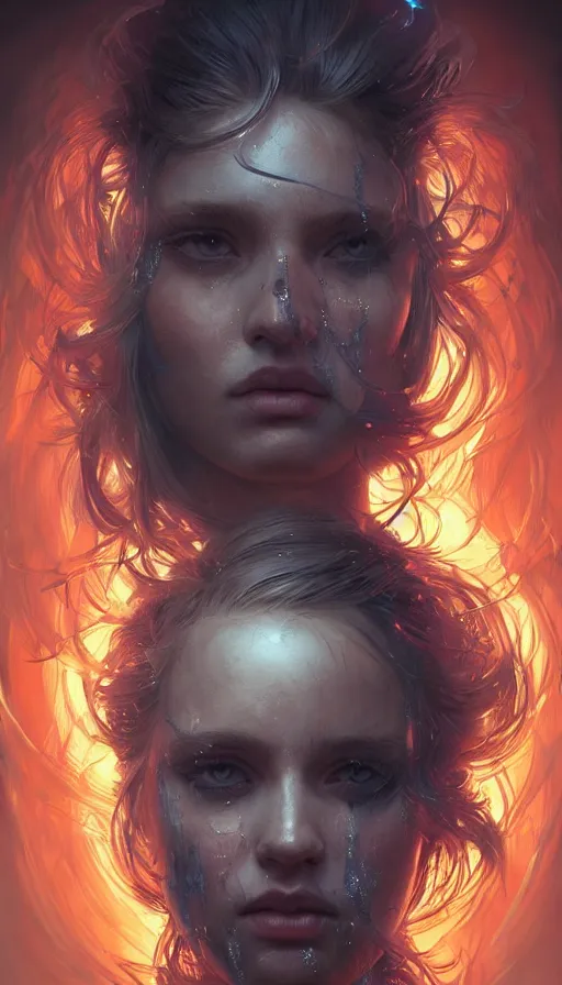 Image similar to addiction, fame of thrones, lord of daggers, neon, fibonacci, sweat drops, insane, intricate, highly detailed, digital painting, artstation, concept art, smooth, sharp focus, illustration, Unreal Engine 5, 8K, art by artgerm and greg rutkowski and alphonse mucha