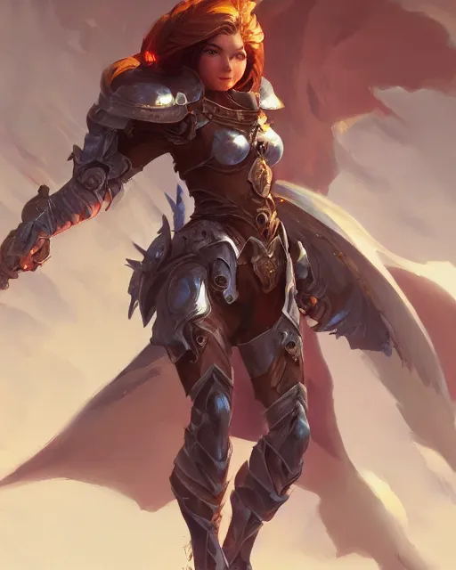 Image similar to a beautiful female paladin by Stanley Artgerm Lau, WLOP, Rossdraws, frank frazetta, Andrei Riabovitchev, Marc Simonetti, tranding on artstation