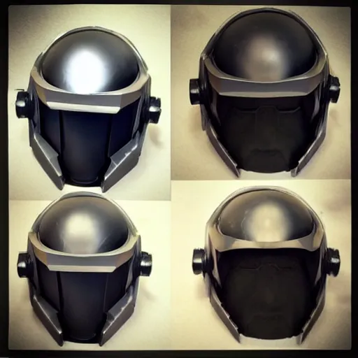 Image similar to “progress on ODST cosplay helmet”