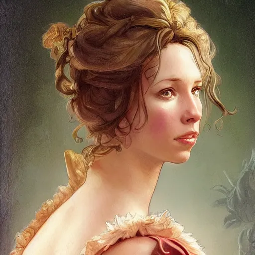 Prompt: a fantasy style portrait painting of perdita weeks / rachel lane / jennifer love hewitt hybrid in the style of francois boucher oil painting unreal 5 daz. rpg portrait, extremely detailed artgerm greg rutkowski alphonse mucha greg hildebrandt tim hildebrandt