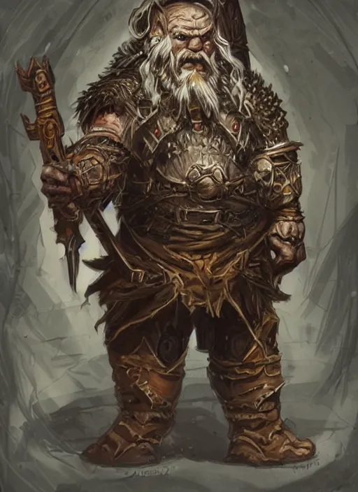Prompt: a concept art of a angry dwarf from Disciples 2, heavy armor, intricate, detailed, award winning, fantasy, concept art for Disciples 2, insane amount of intricate details, insane original design looks like animal,
