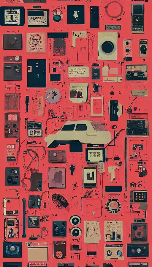 Image similar to techno artwork, by wes anderson,