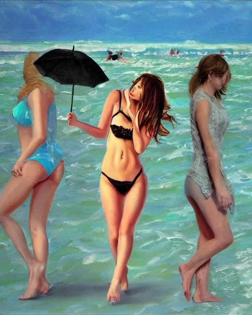 Image similar to spring break regrets hyperrealistic neo-romanticism, surrealism, rule of thirds