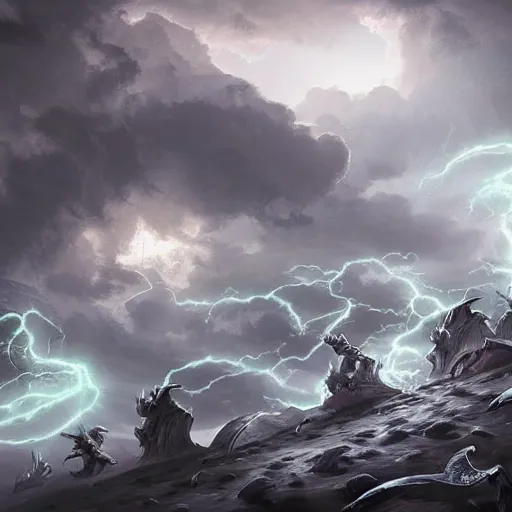 Image similar to grey storm tornado spell, epic fantasy style, in the style of Greg Rutkowski, hearthstone artwork