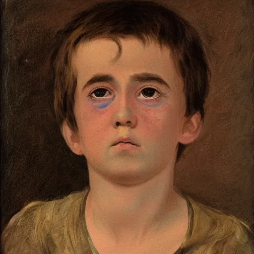 Image similar to death personified as a boy